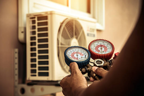 Professional Air Conditioning Service technician working in Boonville, CA